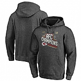 Kansas City Chiefs NFL Pro Line by Fanatics Branded 2019 AFC Champions Trophy Collection Locker Room Pullover Hoodie Heather Charcoal,baseball caps,new era cap wholesale,wholesale hats